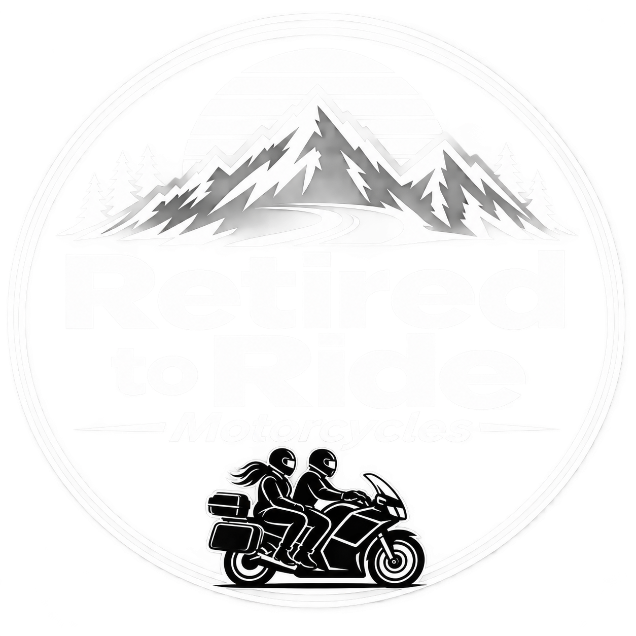 Retired to Ride Logo